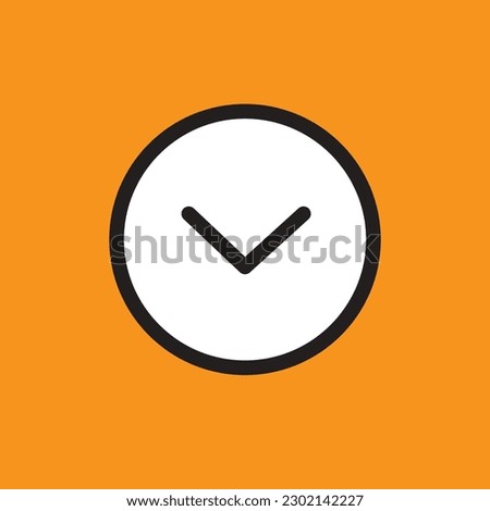 The caret circle down icon is a downward-pointing arrow enclosed in a circle, indicating a drop-down or expansion function.