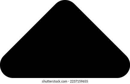 caret up Icon. Flat style design isolated on white background. Vector illustration