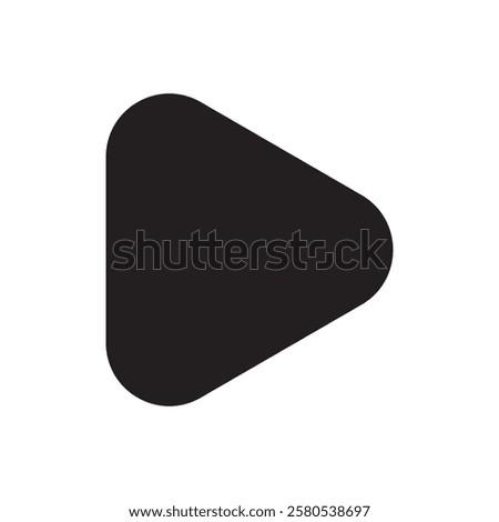 caret right Icon. Flat style design isolated on white background