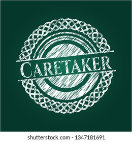 Caretaker chalk emblem