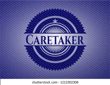 Caretaker with jean texture