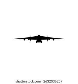 A cargo aircraft, freight aircraft, freighter, airlifter or cargo jet, can use for Logo Gram, Art Illustration, Pictogram, Apps, Website, or Graphic Design Element. Vector Illustration