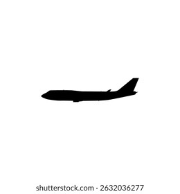 A cargo aircraft, freight aircraft, freighter, airlifter or cargo jet, can use for Logo Gram, Art Illustration, Pictogram, Apps, Website, or Graphic Design Element. Vector Illustration