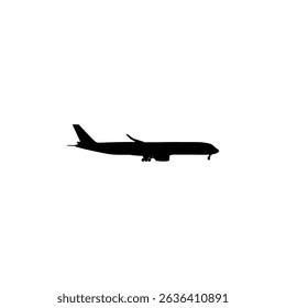 A cargo aircraft, freight aircraft, freighter, airlifter or cargo jet, can use for Logo Gram, Art Illustration, Pictogram, Apps, Website, or Graphic Design Element. Vector Illustration