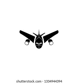 cargo airplane silhouette