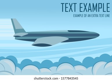 Cargo airplane. Vector. Airplane for the transport of goods. Plane. Logistic services. Isolated. Aircraft. Aviation Industry. Jet. Logistic Airline. Delivery of goods by air. Flight.