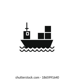 Icono de barra de carga para tu sitio web, logotipo, aplicación, interfaz de usuario, impresión de producto. Icono de ilustración de vector de silueta plana