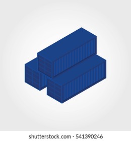 Cargo Box  Design Vector