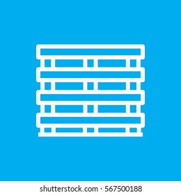 cargo box icon illustration isolated vector sign symbol