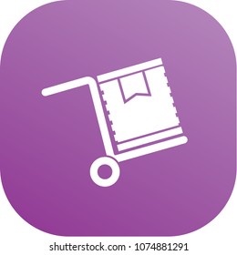 Cargo box icon vector design