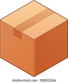 Cargo box packing logo icon delivery warehouse