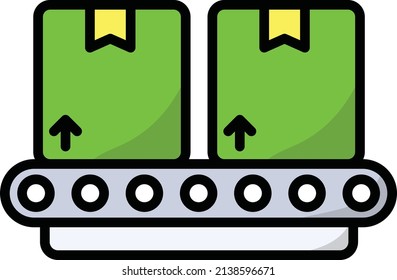 Cargo box vector illustration design flat