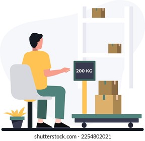 Cargo Boxed packages Delivery concepts