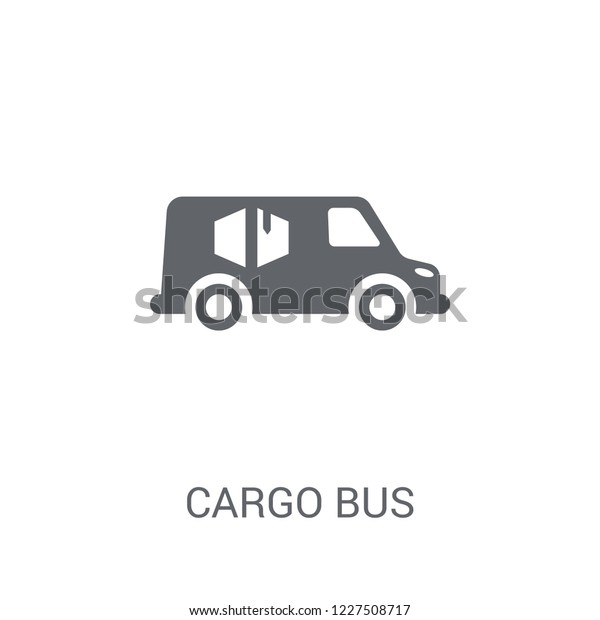 Cargo Bus icon. Trendy Cargo\
Bus logo concept on white background from Delivery and logistics\
collection. Suitable for use on web apps, mobile apps and print\
media.
