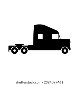 Cargo car icon on white background. Vector illustration.