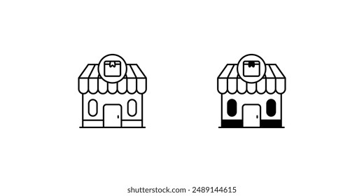 icono del centro de carga con fondo blanco Vector ilustración de stock
