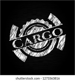 Cargo chalkboard emblem