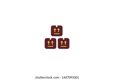 Cargo concept icon in trendy flat style isolated on white background. Cargo concept symbol. Vector illustration