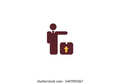 Cargo concept icon in trendy flat style isolated on white background. Cargo concept symbol. Vector illustration