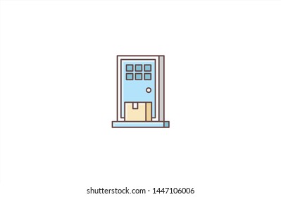 Cargo concept icon in trendy flat style isolated on white background. Cargo concept symbol. Vector illustration