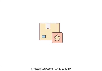 Cargo concept icon in trendy flat style isolated on white background. Cargo concept symbol. Vector illustration