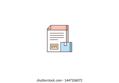 Cargo concept icon in trendy flat style isolated on white background. Cargo concept symbol. Vector illustration