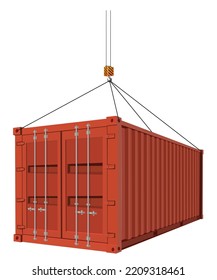 Cargo container concept vector illustration design