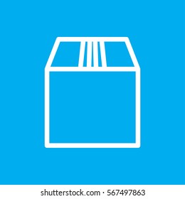 cargo container icon illustration isolated vector sign symbol