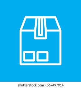 cargo container icon illustration isolated vector sign symbol