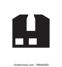 cargo container icon illustration isolated vector sign symbol