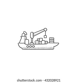 Container Ship Drawing Images Stock Photos Vectors Shutterstock