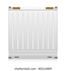 Cargo container or shipping container with strength for shipment storage and transport goods product and raw material between location or country, International trade equipment to exchange goods.