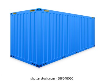 Cargo container or shipping container with strength for shipment storage and transport goods product and raw material between location or country, International trade equipment to exchange goods.