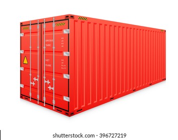 Cargo container or shipping container with strength for shipment storage and transport goods product and raw material between location or country, International trade equipment to exchange goods.