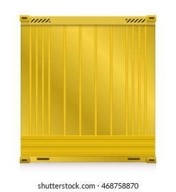 Cargo container or shipping container with strength for shipment storage and transport goods product and raw material between location or country, International trade equipment to exchange goods.