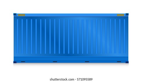 Cargo container or shipping container with strength for shipment storage and transport goods product and raw material between location or country, International trade equipment to exchange goods.
