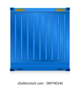 Cargo container or shipping container with strength for shipment storage and transport goods product and raw material between location or country, International trade equipment to exchange goods.