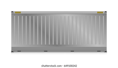 Cargo container or shipping container with strength for shipment storage and transport goods product and raw material between location or country, International trade equipment to exchange goods.