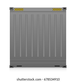 Cargo container or shipping container with strength for shipment storage and transport goods product and raw material between location or country, International trade equipment to exchange goods.