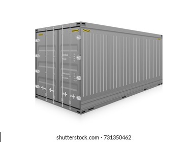 Cargo container or shipping container with strength for shipment storage and transport goods product and raw material between location or country, International trade equipment to exchange goods.