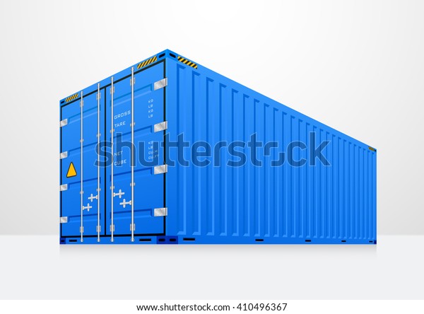 Cargo container or shipping container with\
strength for shipment storage and transport goods product and raw\
material between location or country, International trade equipment\
to exchange goods.