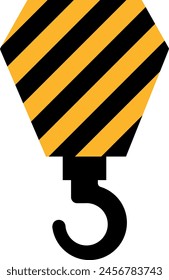 Cargo crane wire rope icon. Industrial signs and symbols.