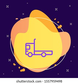 Cargo, delivery, freight vector icon . Simple element illustration from UI concept. Cargo, delivery, freight vector icon