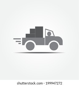 cargo delivery icon