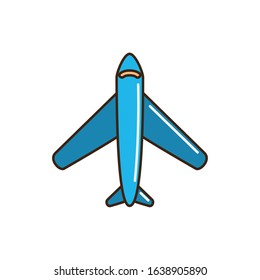 cargo delivery vector illustration line and fill