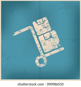 
Cargo design on old background,grunge vector