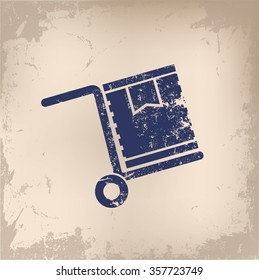
Cargo design on old paper background,vector