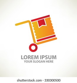 Cargo design,logo template,clean vector