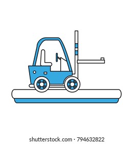 Cargo forklift vehicle