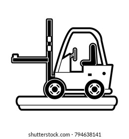 Cargo forklift vehicle